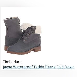 Timberland waterproof fleece fold down boots